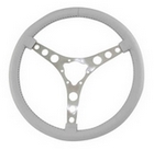 Leather Vette Wheel - Light Grey